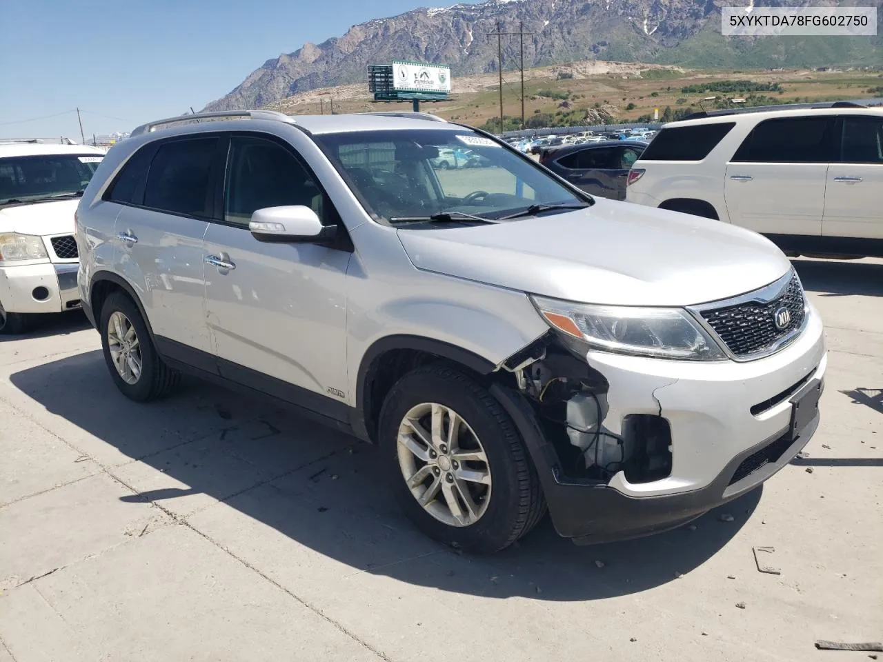 2015 Kia Sorento Lx VIN: 5XYKTDA78FG602750 Lot: 56502094