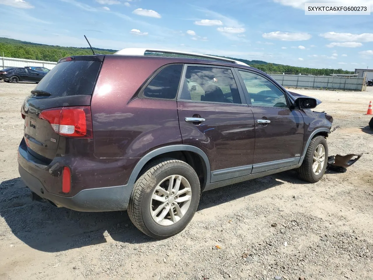 2015 Kia Sorento Lx VIN: 5XYKTCA6XFG600273 Lot: 59074764