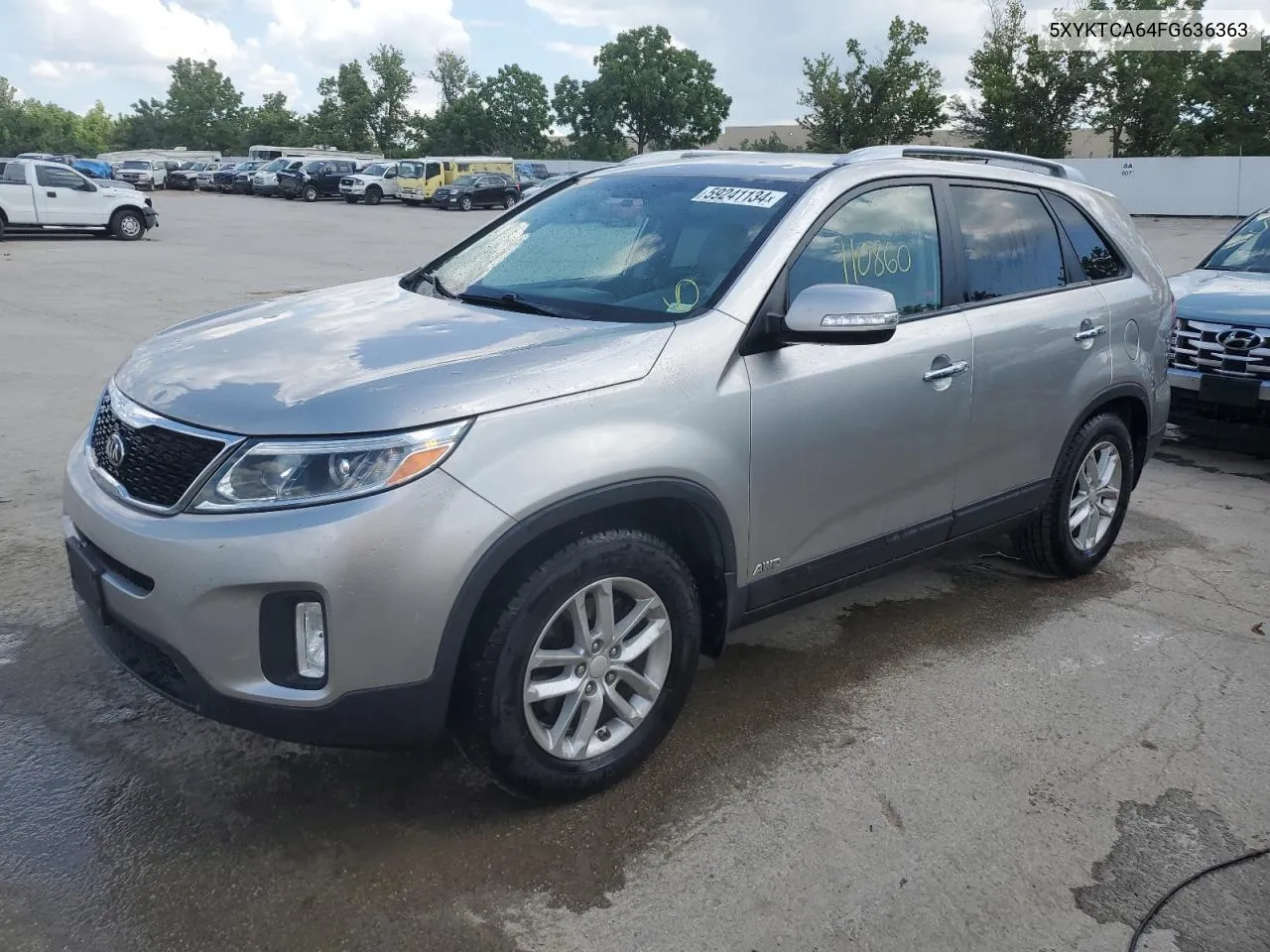 5XYKTCA64FG636363 2015 Kia Sorento Lx