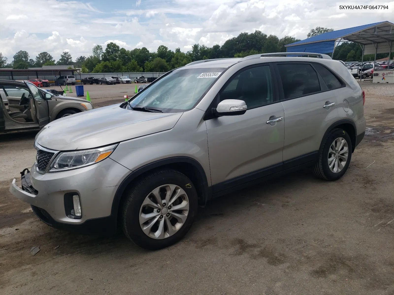 2015 Kia Sorento Ex VIN: 5XYKU4A74FG647794 Lot: 59555284