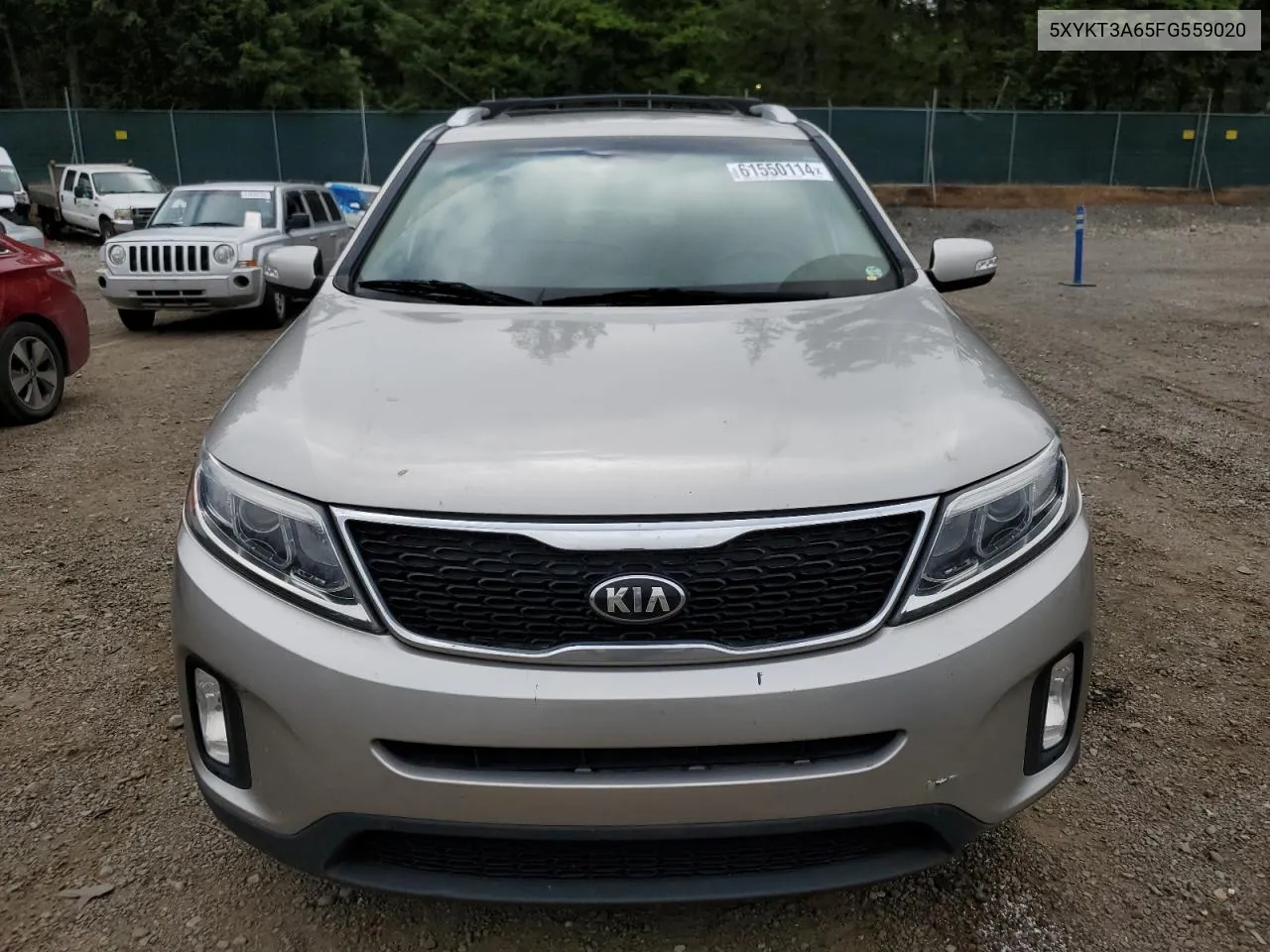 2015 Kia Sorento Lx VIN: 5XYKT3A65FG559020 Lot: 61550114