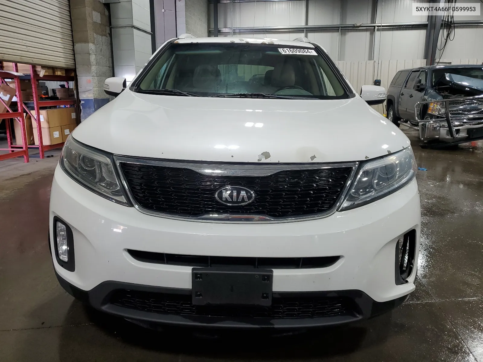 2015 Kia Sorento Lx VIN: 5XYKT4A66FG599953 Lot: 61609084