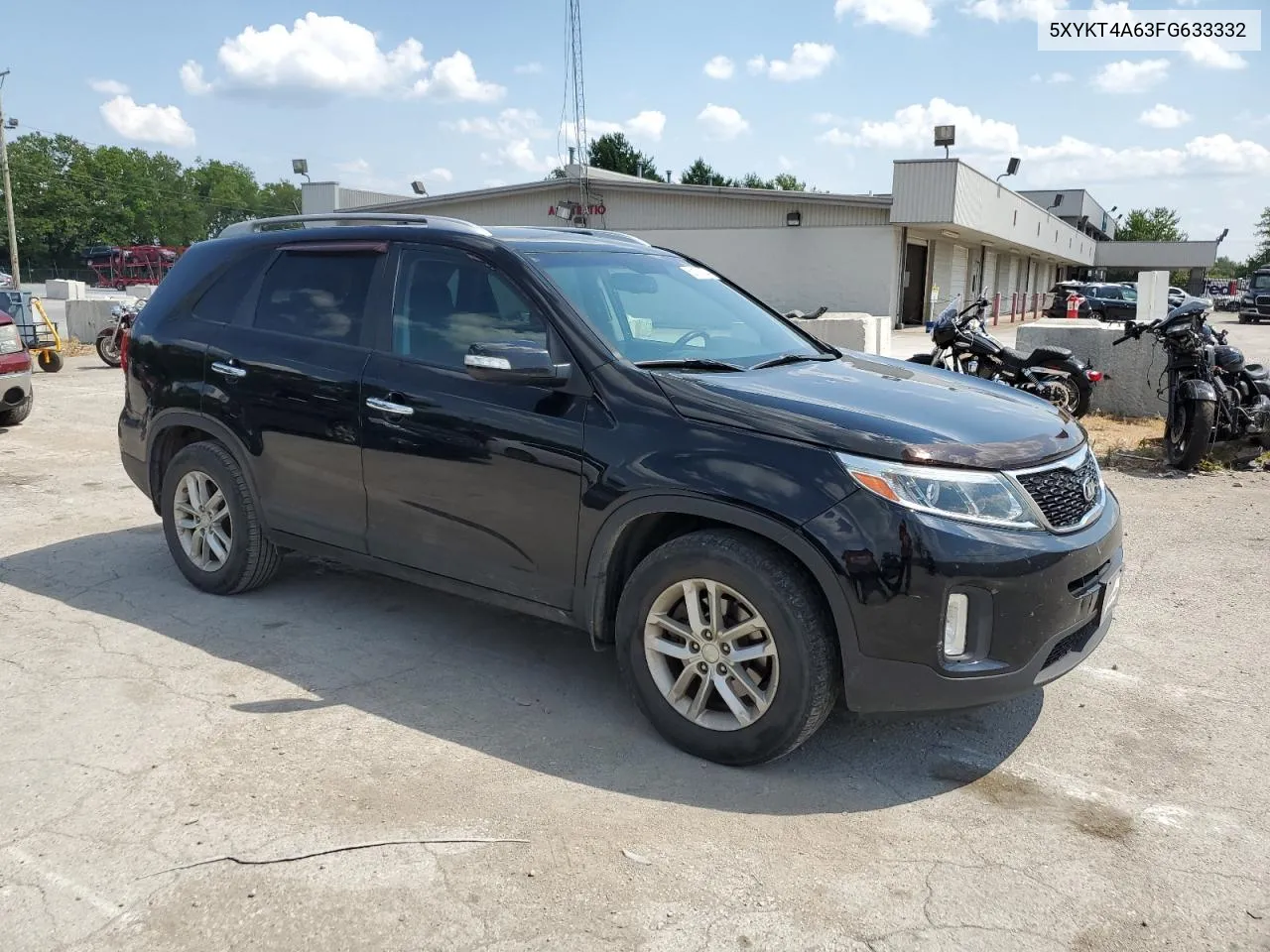 2015 Kia Sorento Lx VIN: 5XYKT4A63FG633332 Lot: 63173834