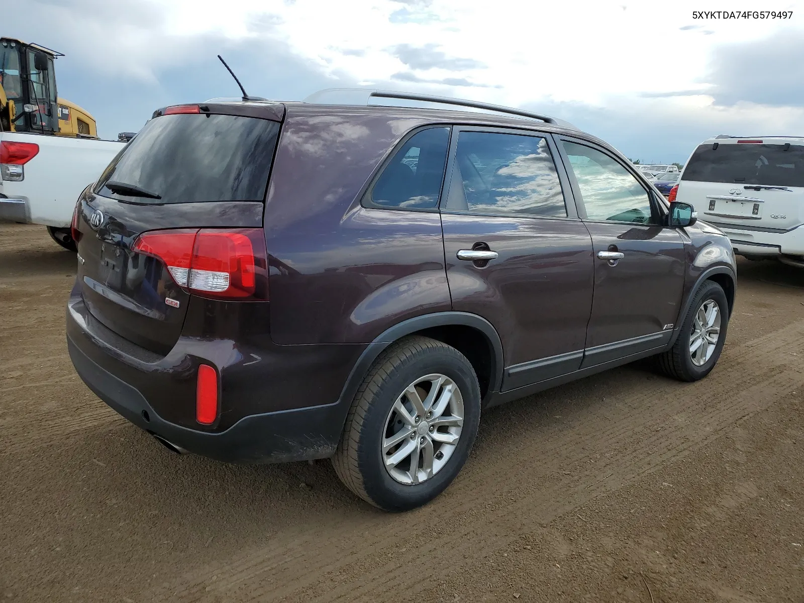 5XYKTDA74FG579497 2015 Kia Sorento Lx