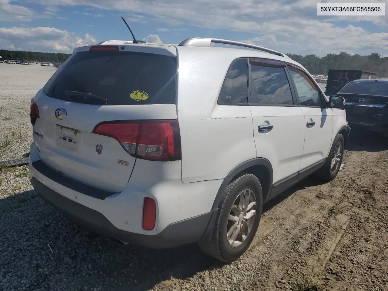 2015 Kia Sorento Lx VIN: 5XYKT3A66FG565506 Lot: 63751694