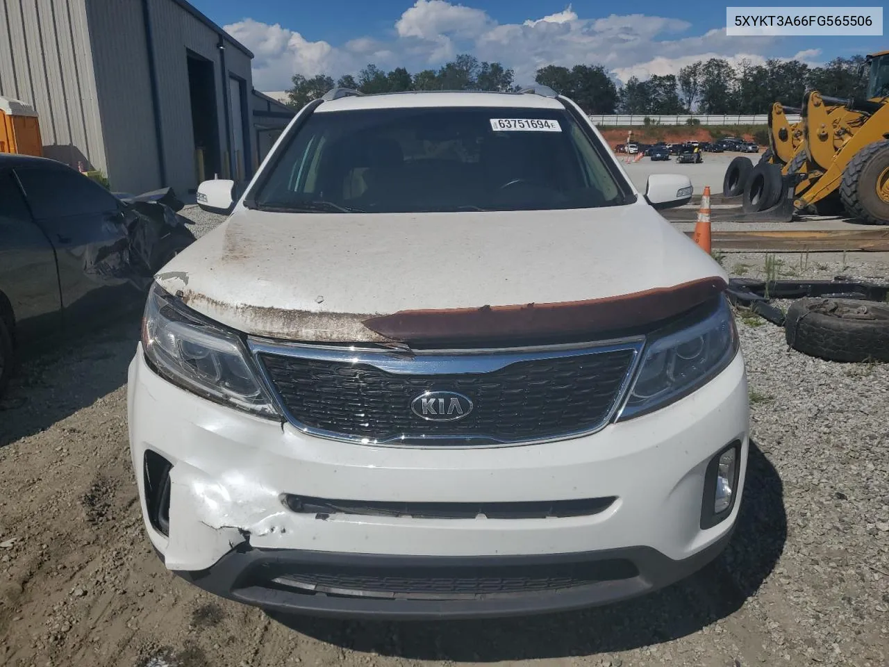 2015 Kia Sorento Lx VIN: 5XYKT3A66FG565506 Lot: 63751694