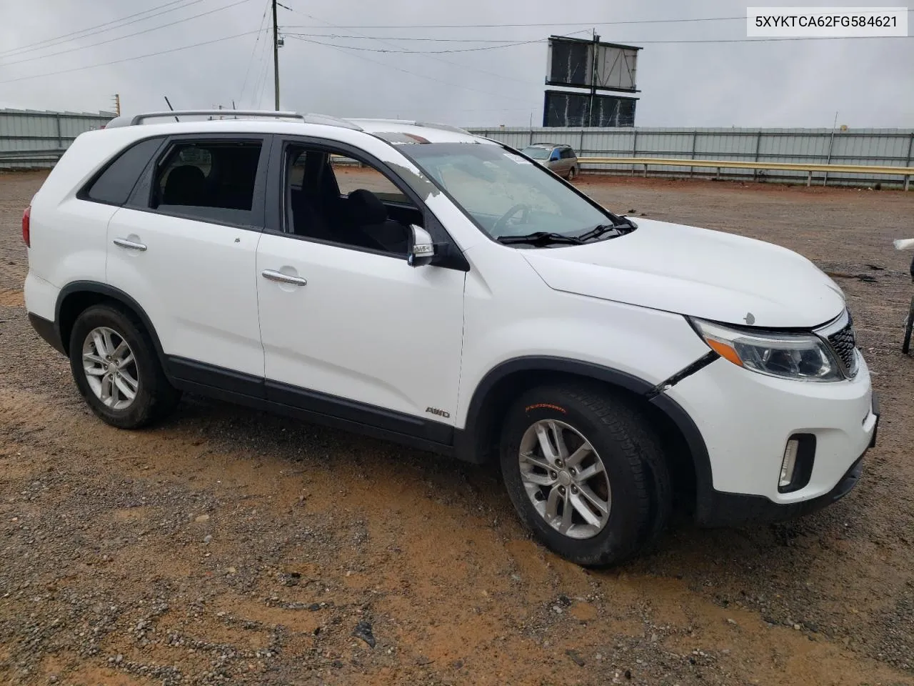 2015 Kia Sorento Lx VIN: 5XYKTCA62FG584621 Lot: 63952884