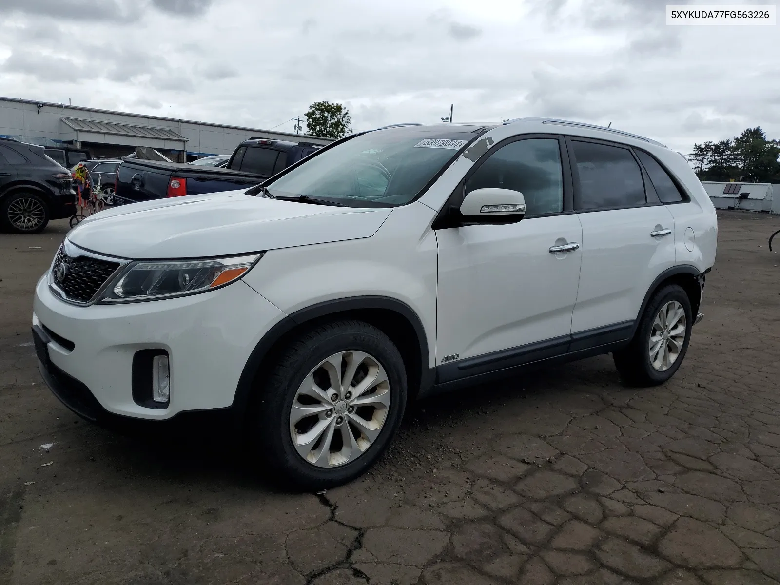 2015 Kia Sorento Ex VIN: 5XYKUDA77FG563226 Lot: 63979034