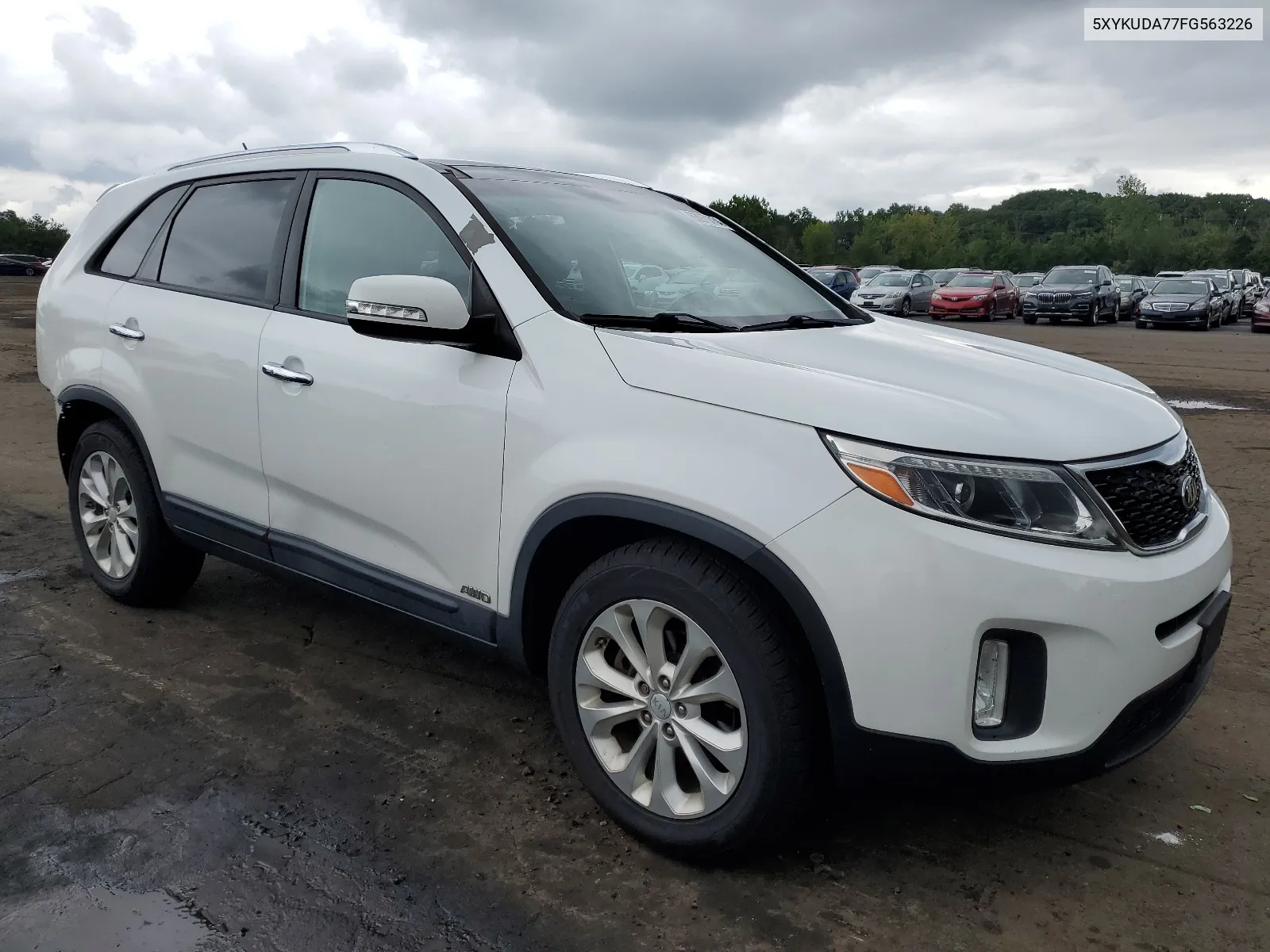 2015 Kia Sorento Ex VIN: 5XYKUDA77FG563226 Lot: 63979034