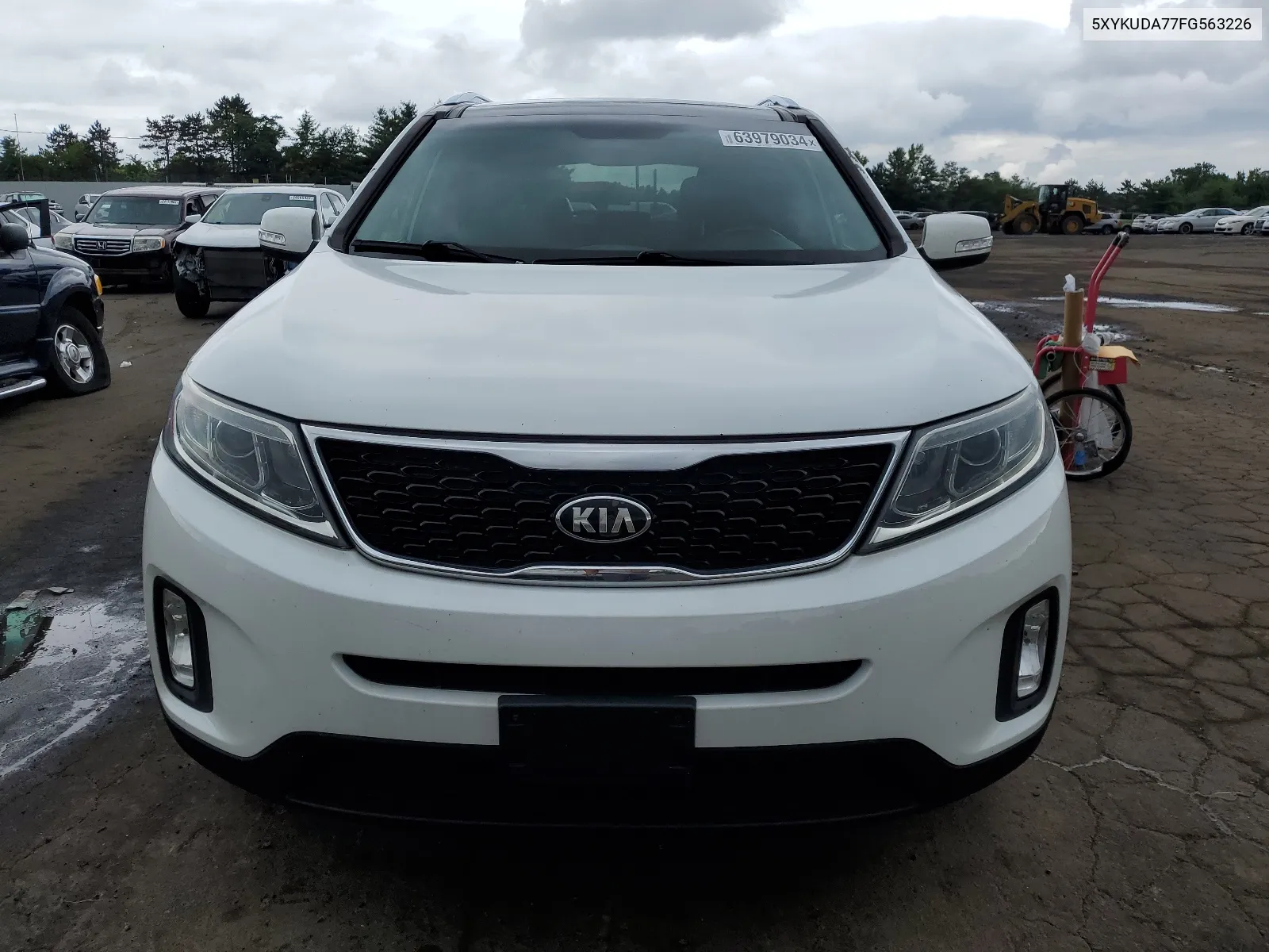 2015 Kia Sorento Ex VIN: 5XYKUDA77FG563226 Lot: 63979034