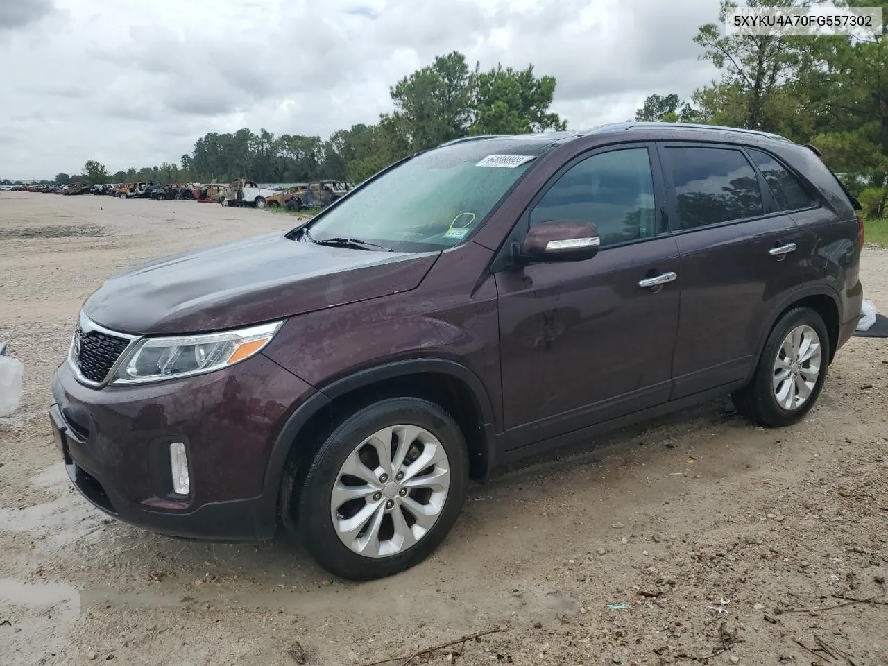 2015 Kia Sorento Ex VIN: 5XYKU4A70FG557302 Lot: 64088994