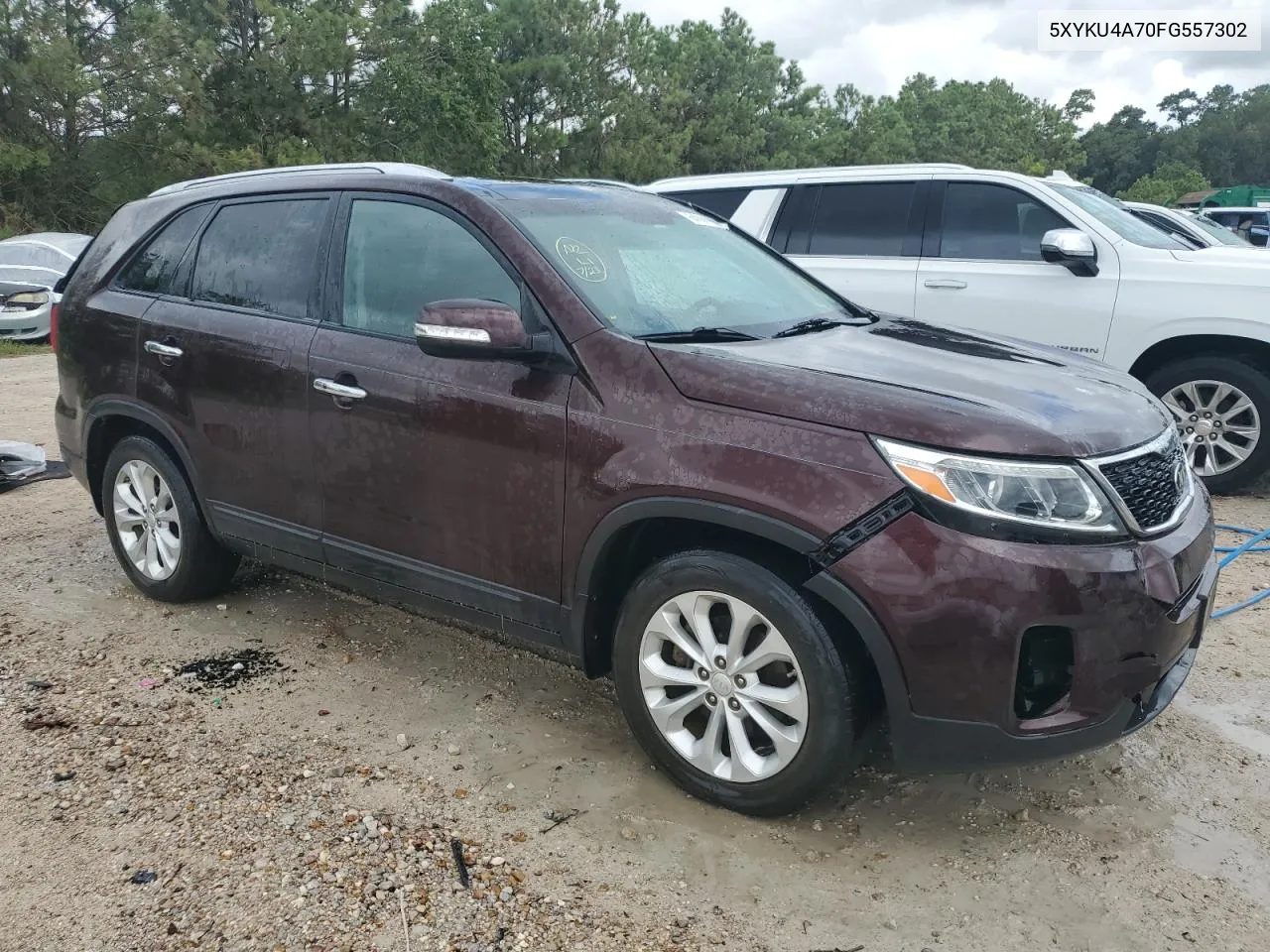 2015 Kia Sorento Ex VIN: 5XYKU4A70FG557302 Lot: 64088994