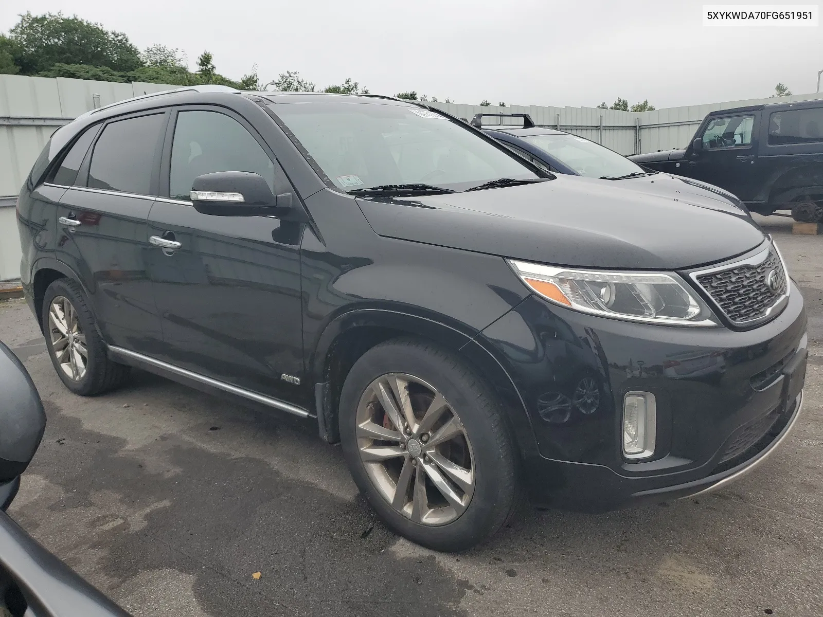 2015 Kia Sorento Sx VIN: 5XYKWDA70FG651951 Lot: 64551804