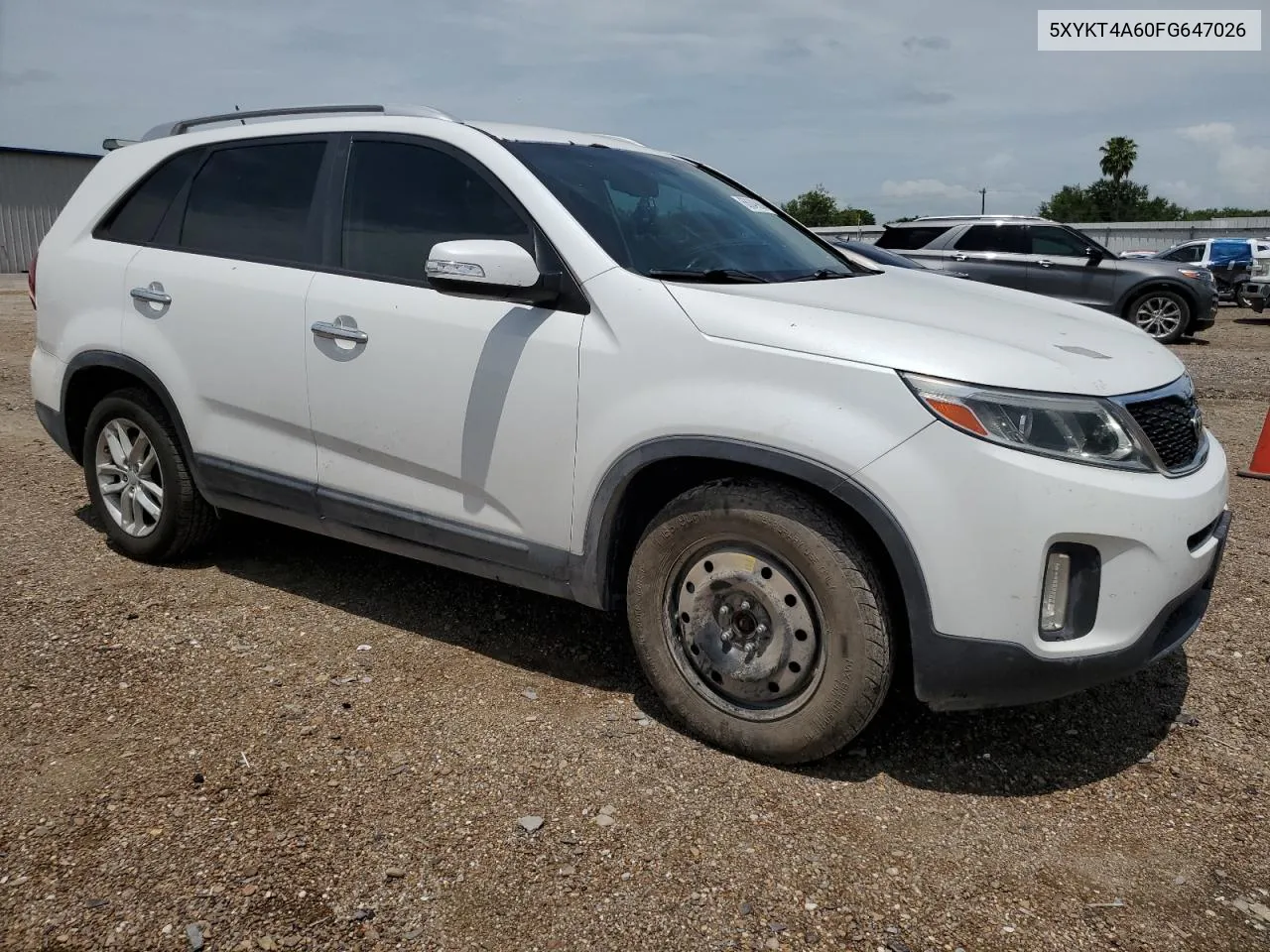 5XYKT4A60FG647026 2015 Kia Sorento Lx