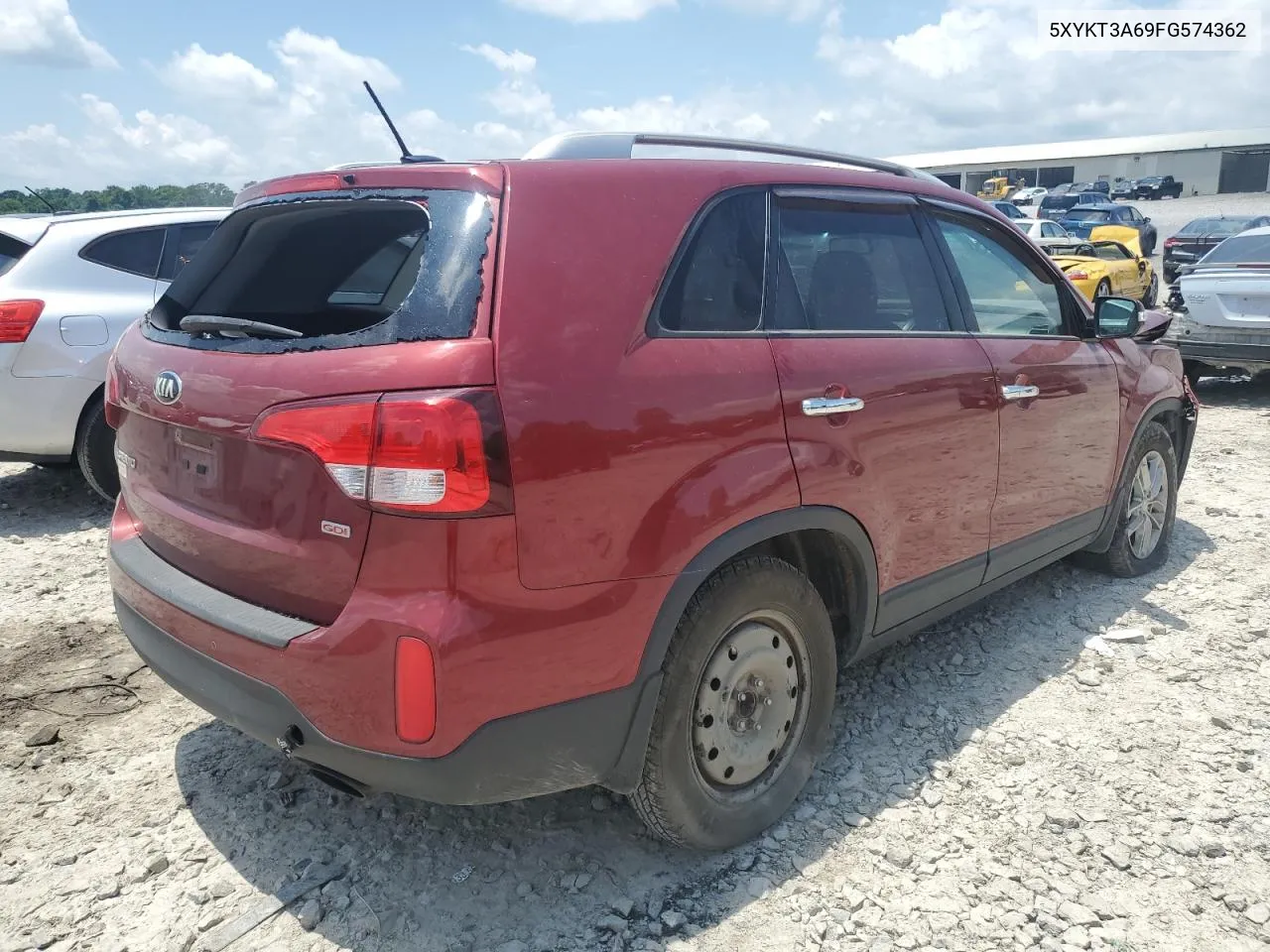 5XYKT3A69FG574362 2015 Kia Sorento Lx