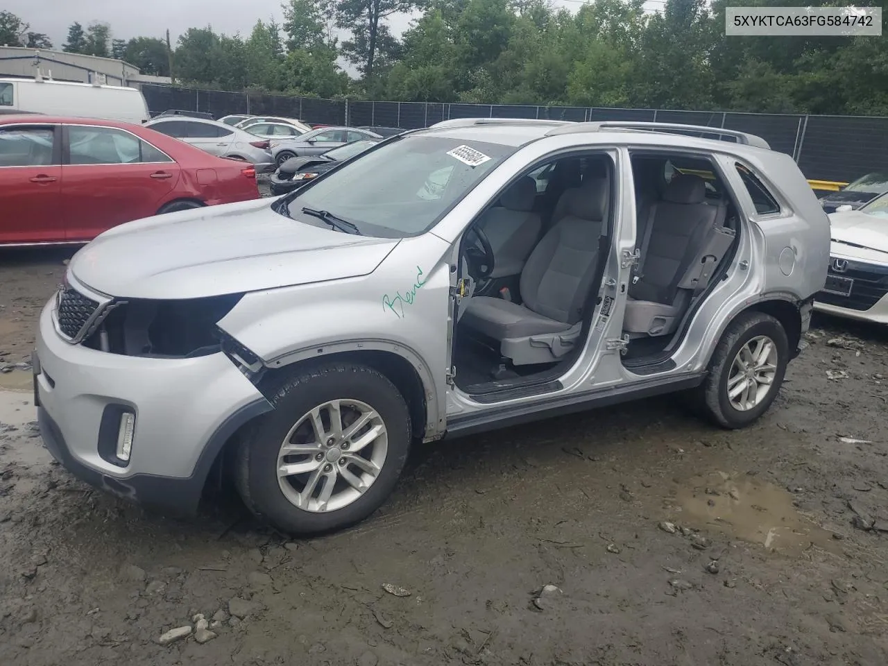 5XYKTCA63FG584742 2015 Kia Sorento Lx