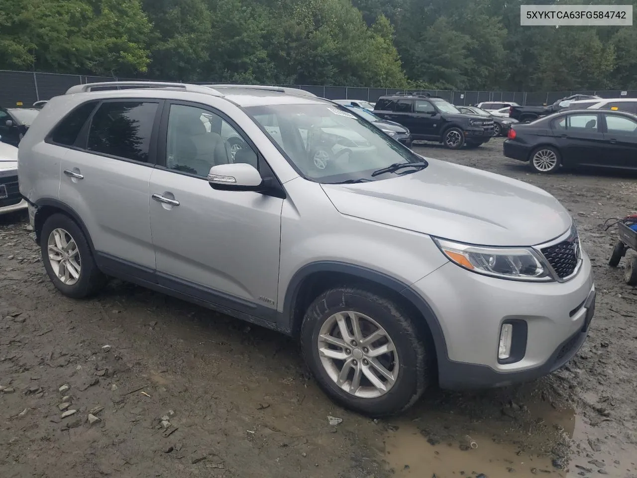 5XYKTCA63FG584742 2015 Kia Sorento Lx