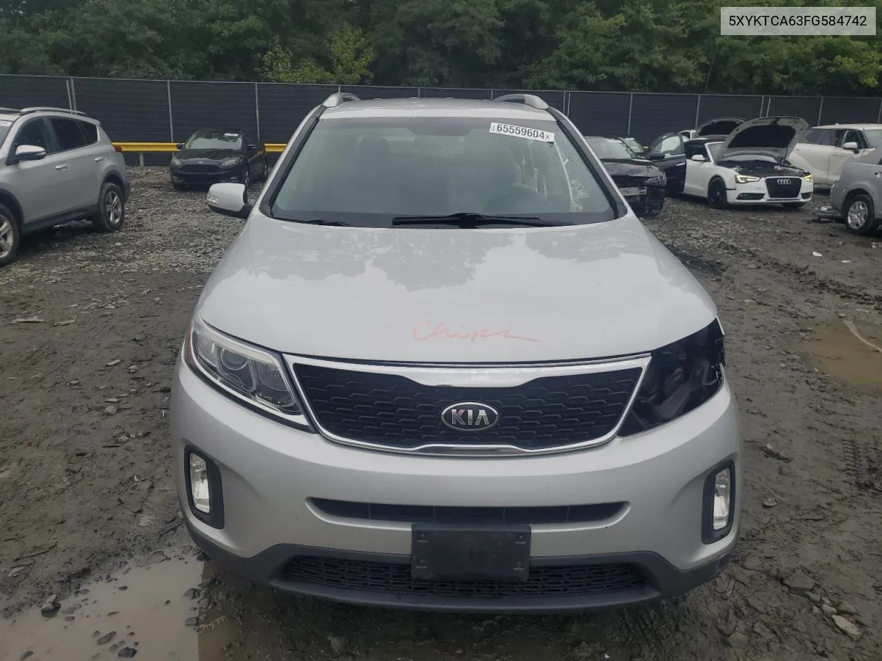 5XYKTCA63FG584742 2015 Kia Sorento Lx