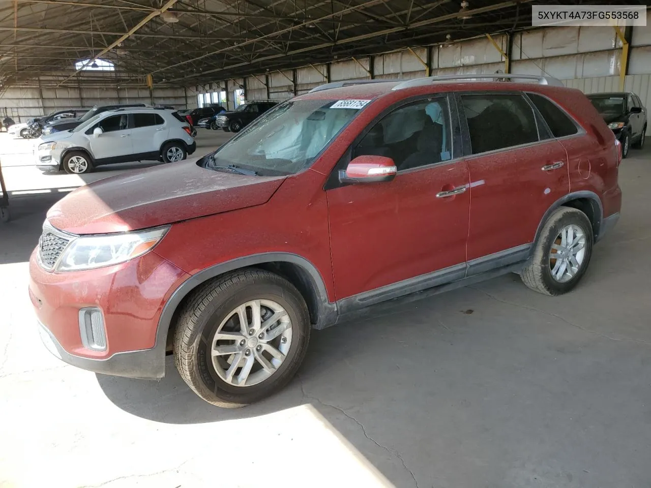 2015 Kia Sorento Lx VIN: 5XYKT4A73FG553568 Lot: 65681754