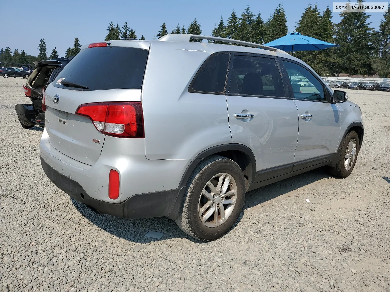 5XYKT4A61FG630087 2015 Kia Sorento Lx