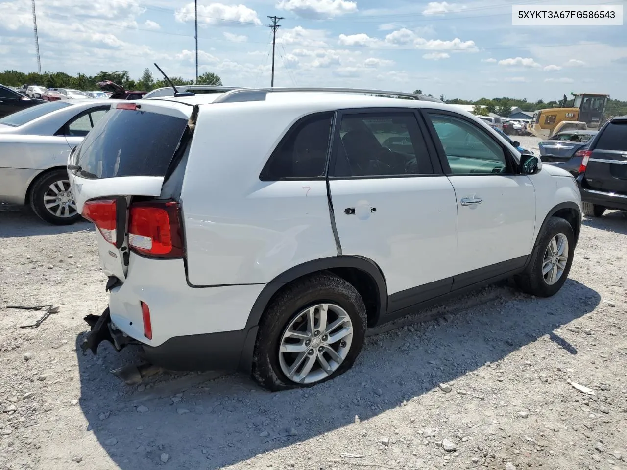 2015 Kia Sorento Lx VIN: 5XYKT3A67FG586543 Lot: 67353724