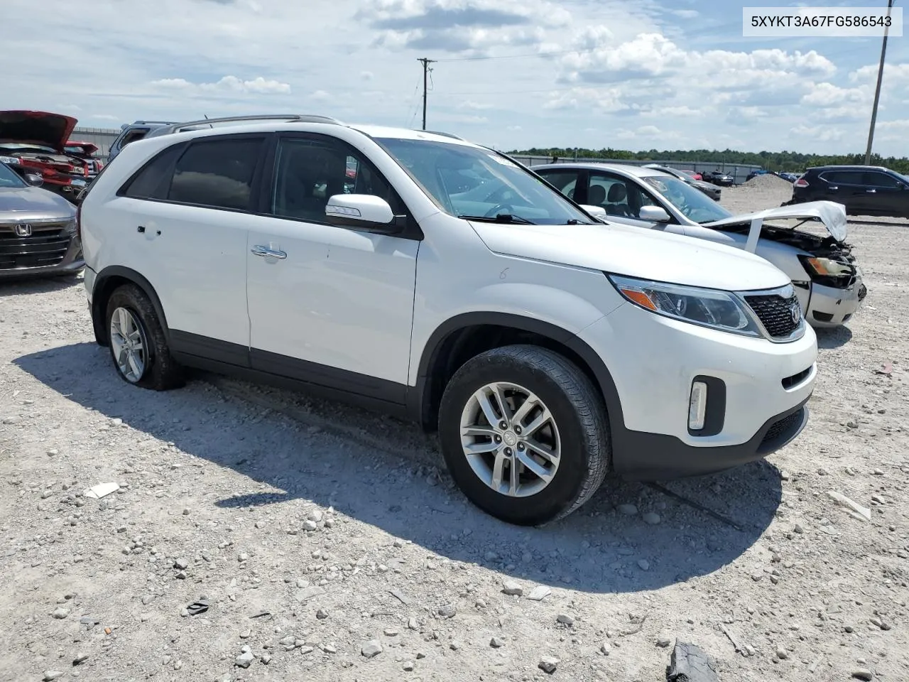 5XYKT3A67FG586543 2015 Kia Sorento Lx