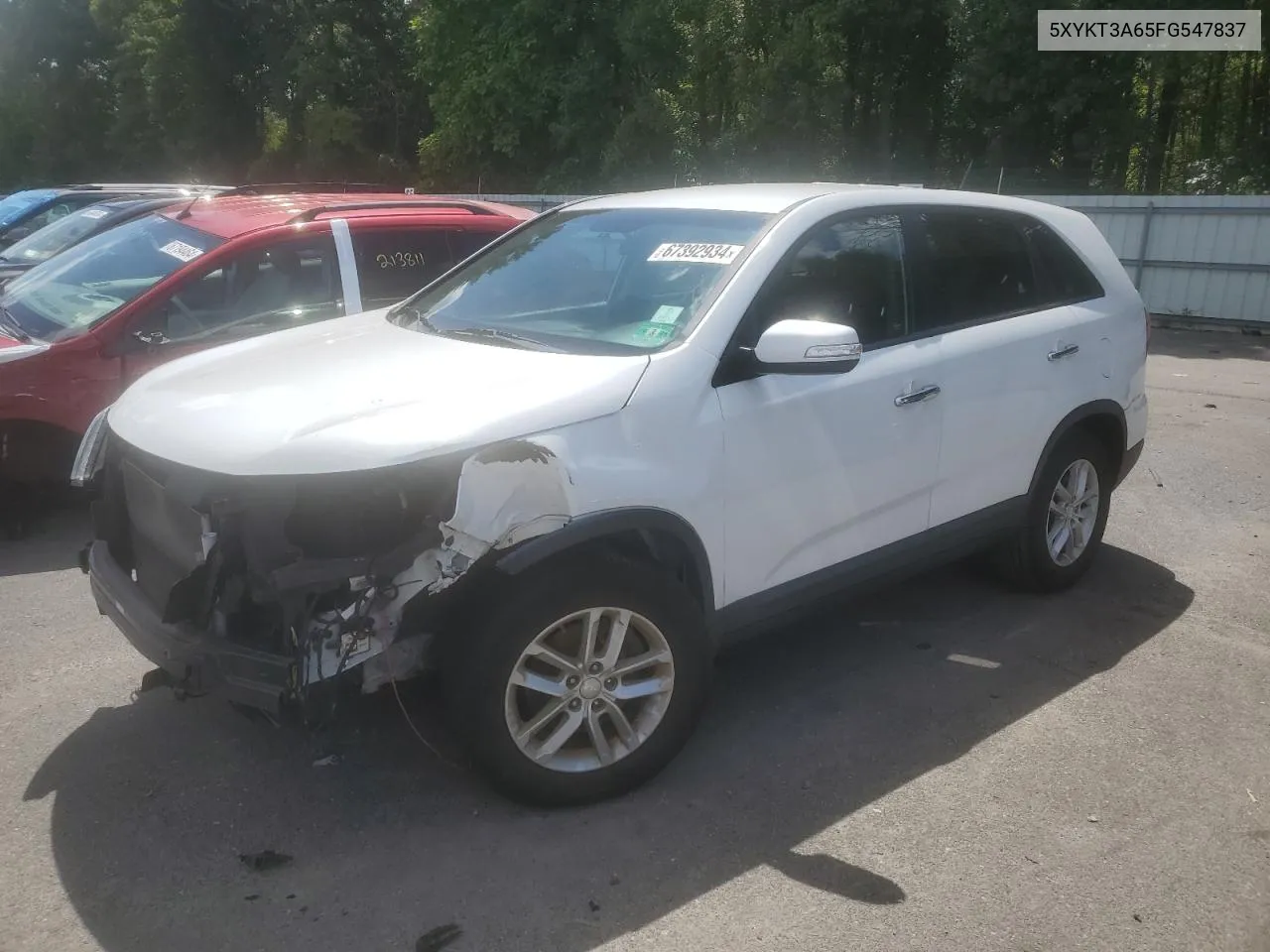 5XYKT3A65FG547837 2015 Kia Sorento Lx