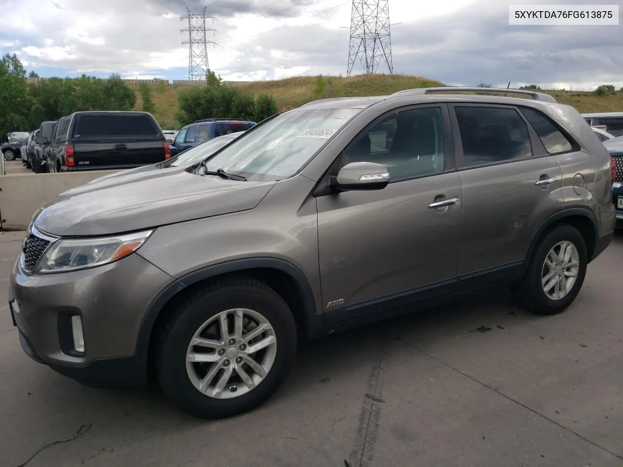 2015 Kia Sorento Lx VIN: 5XYKTDA76FG613875 Lot: 68468624