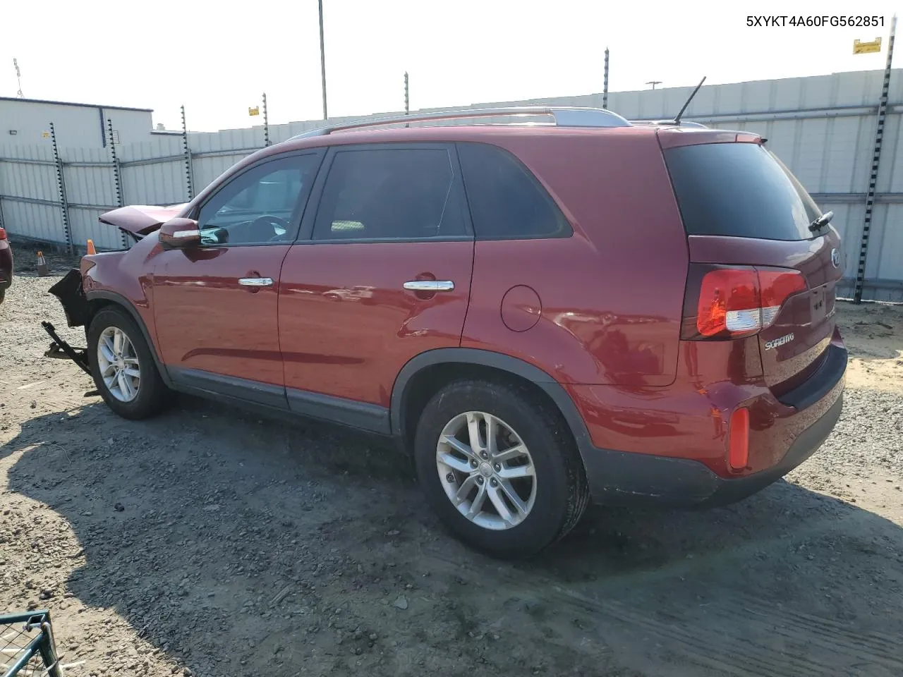 5XYKT4A60FG562851 2015 Kia Sorento Lx