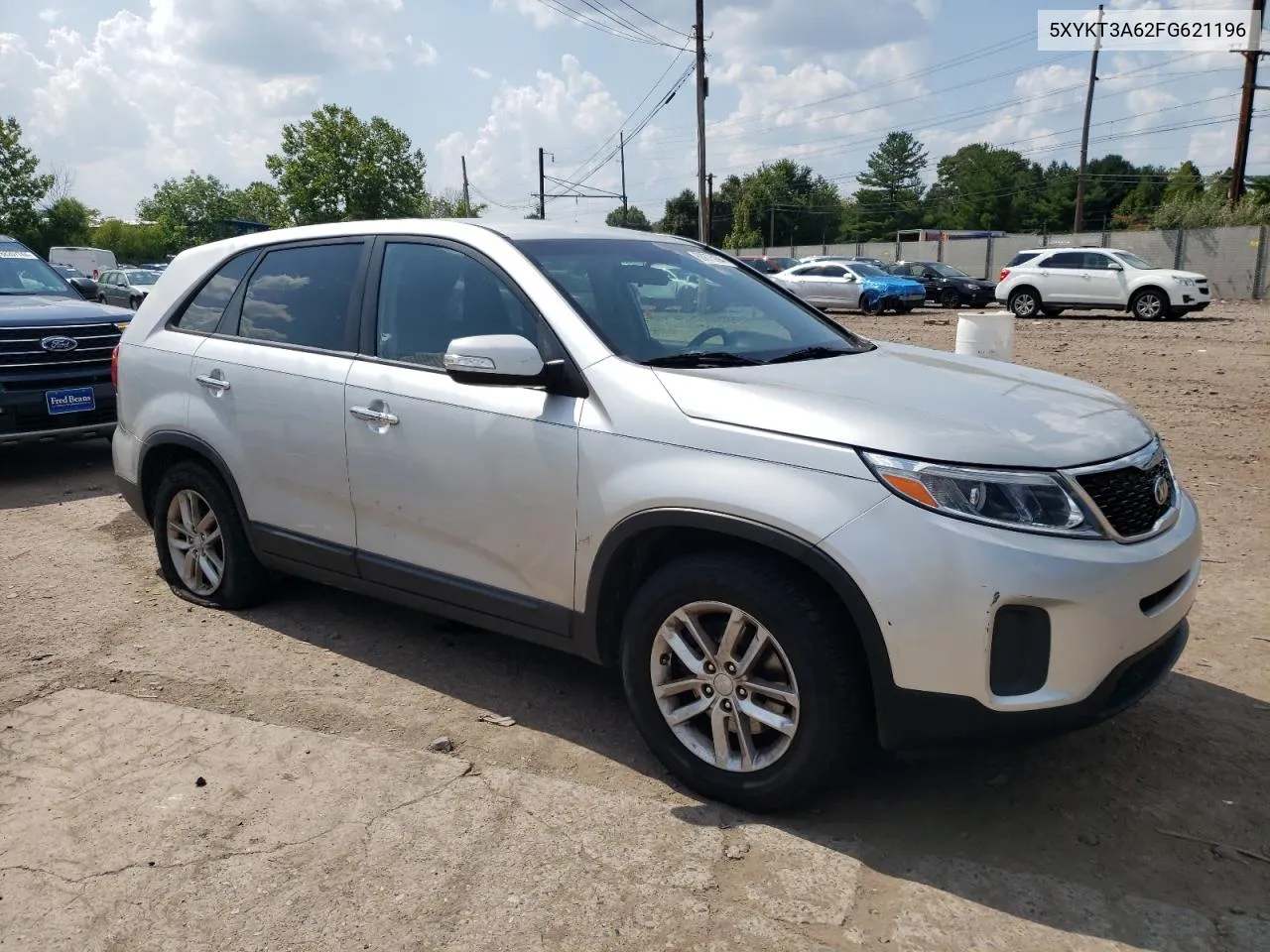 2015 Kia Sorento Lx VIN: 5XYKT3A62FG621196 Lot: 68875994