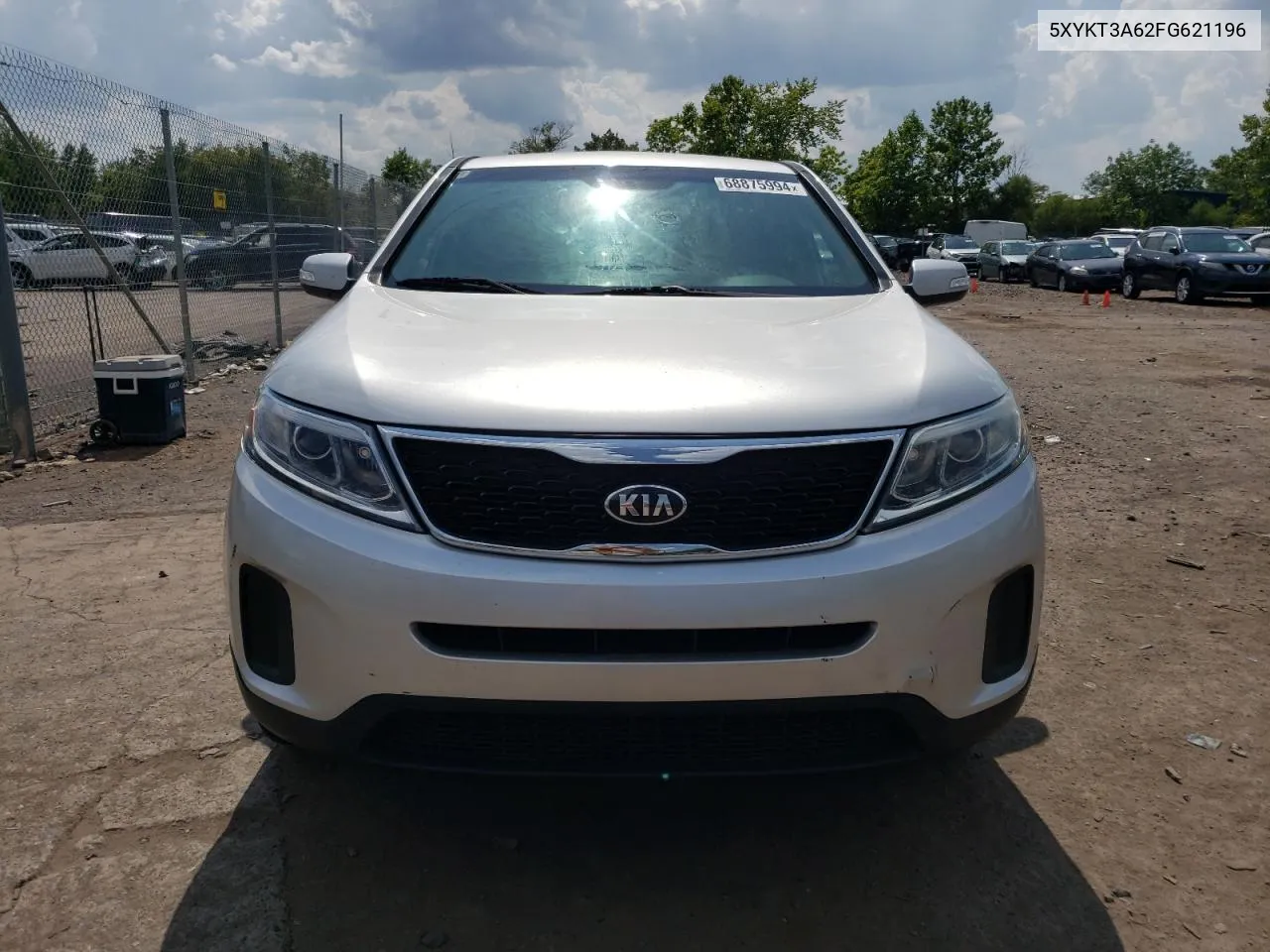 2015 Kia Sorento Lx VIN: 5XYKT3A62FG621196 Lot: 68875994