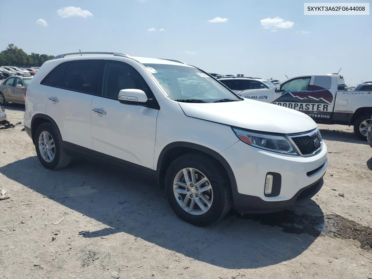 2015 Kia Sorento Lx VIN: 5XYKT3A62FG644008 Lot: 69172444