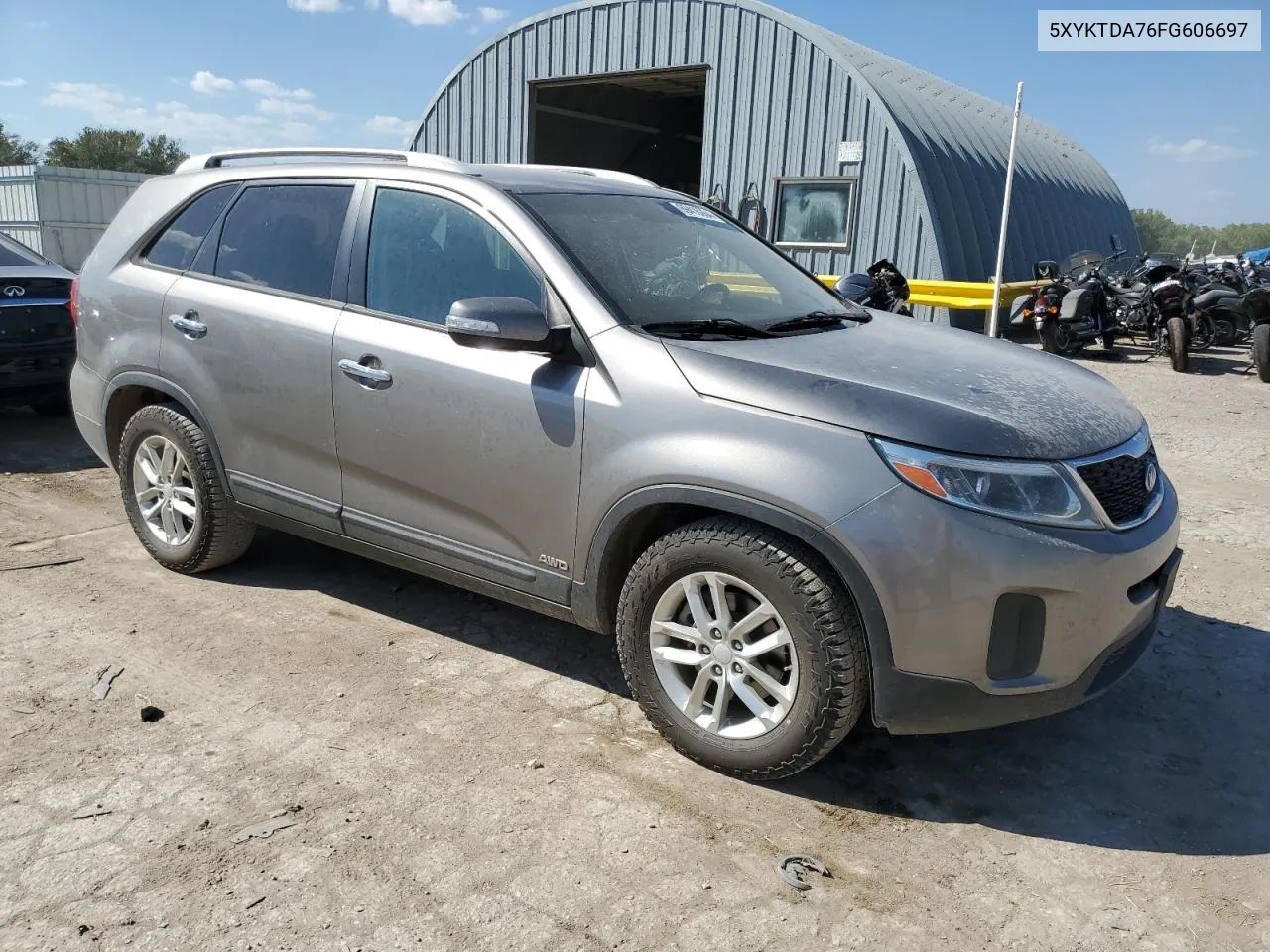 5XYKTDA76FG606697 2015 Kia Sorento Lx