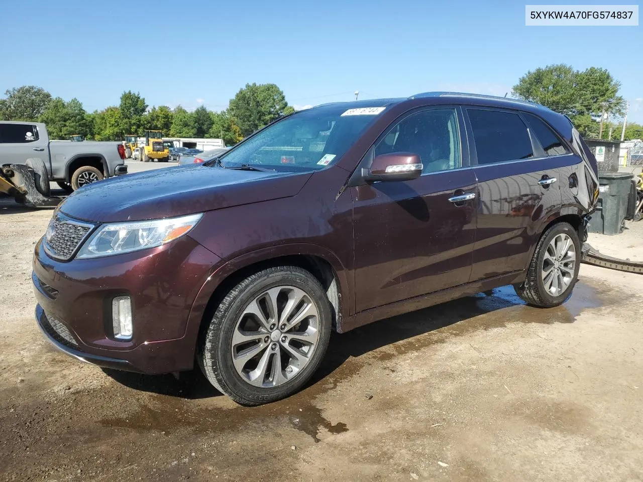 5XYKW4A70FG574837 2015 Kia Sorento Sx