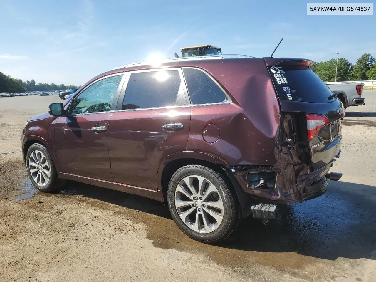 5XYKW4A70FG574837 2015 Kia Sorento Sx