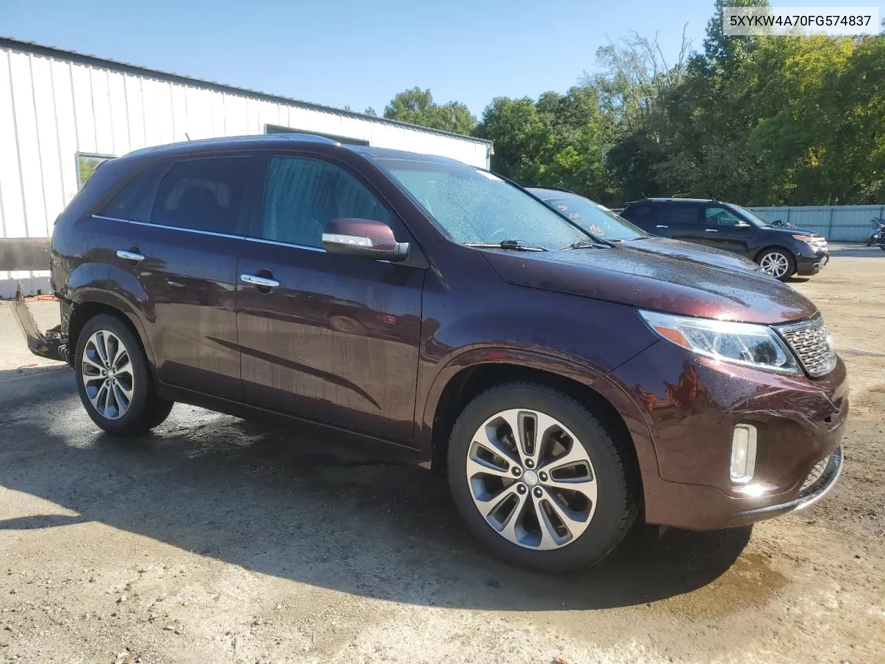 2015 Kia Sorento Sx VIN: 5XYKW4A70FG574837 Lot: 69716744