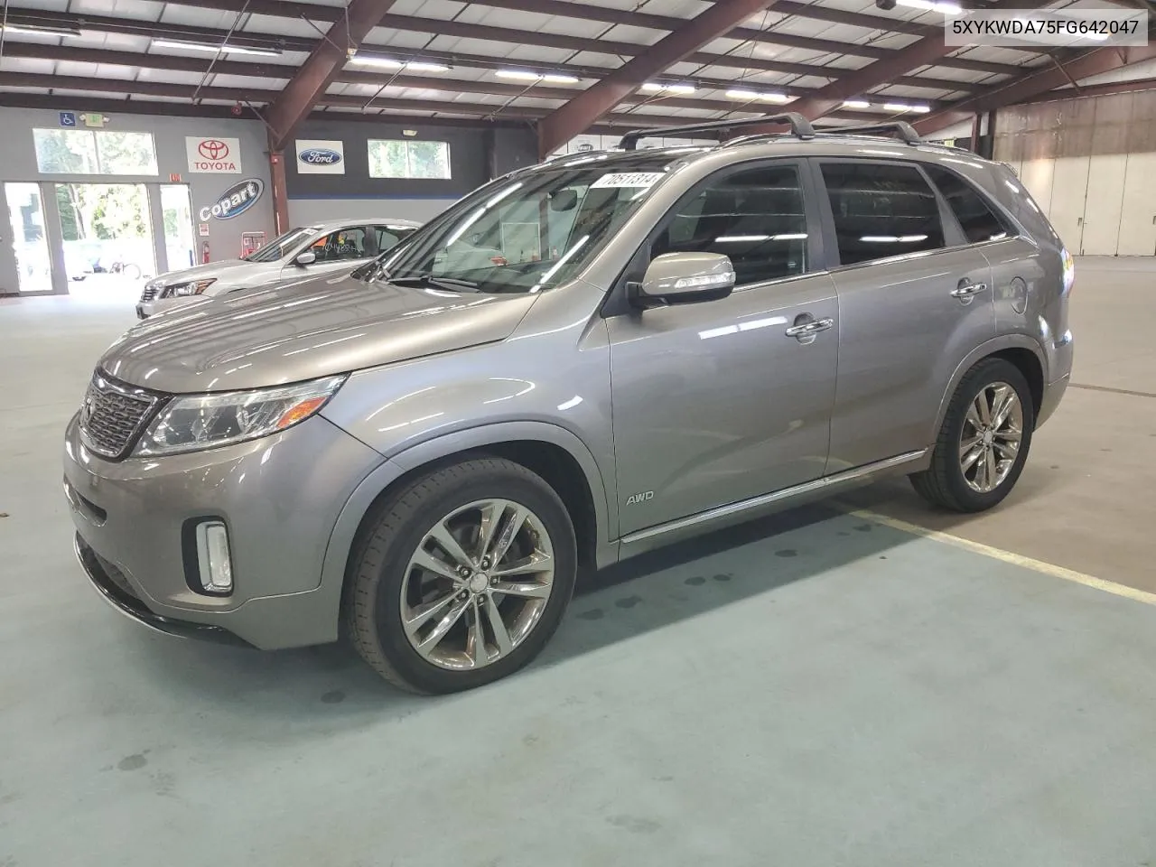 2015 Kia Sorento Sx VIN: 5XYKWDA75FG642047 Lot: 70511314