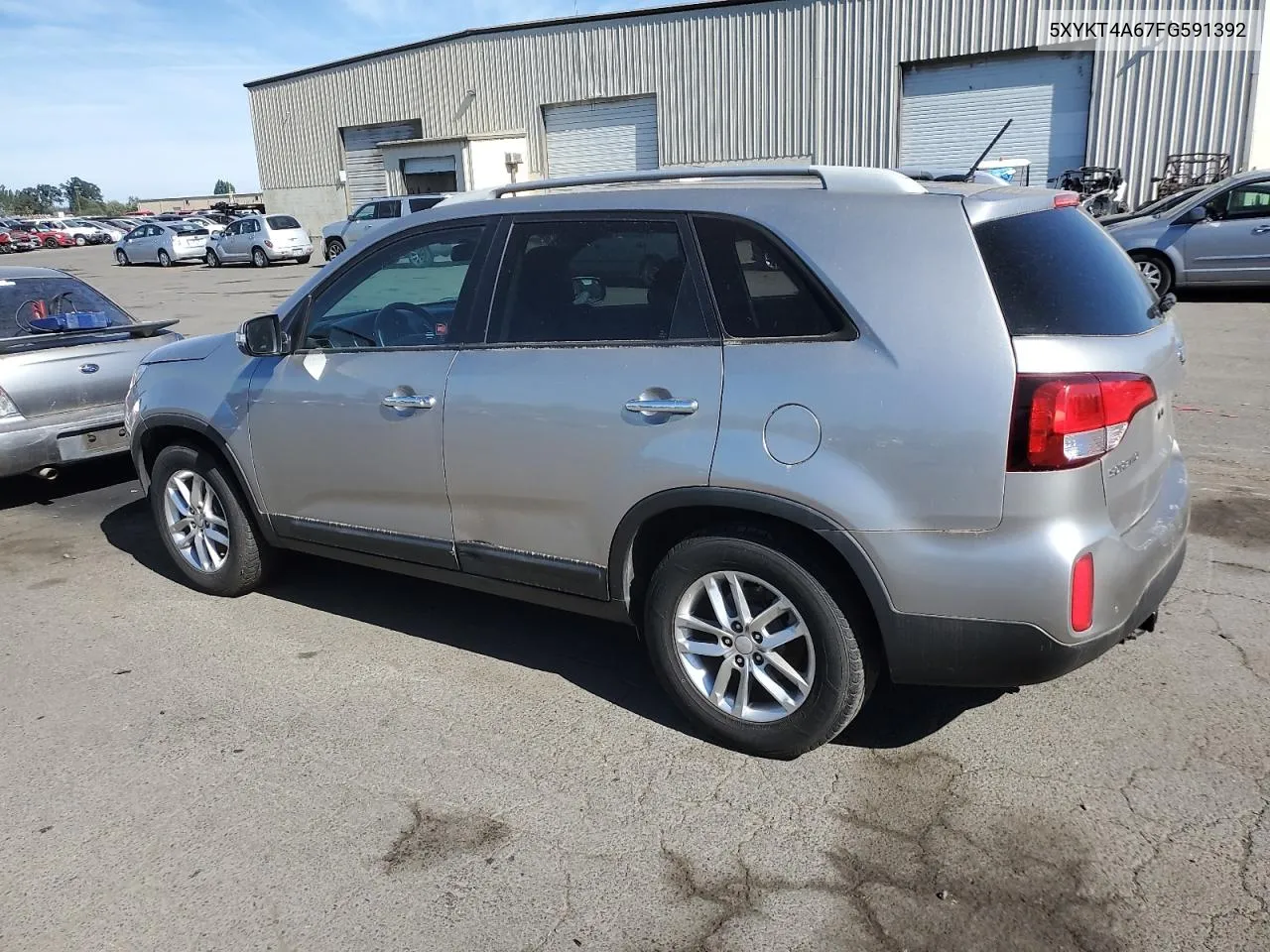 5XYKT4A67FG591392 2015 Kia Sorento Lx