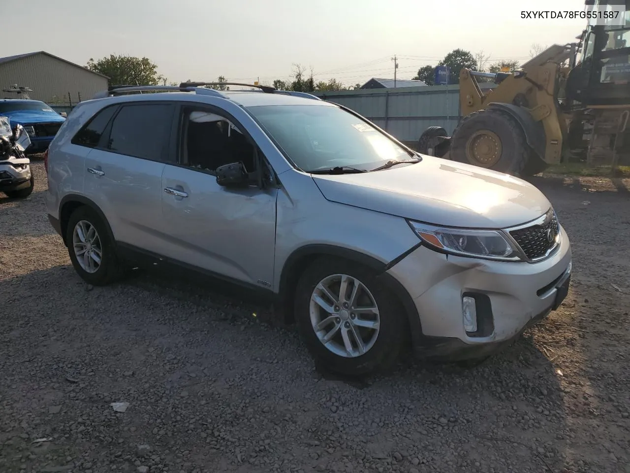 2015 Kia Sorento Lx VIN: 5XYKTDA78FG551587 Lot: 70830604