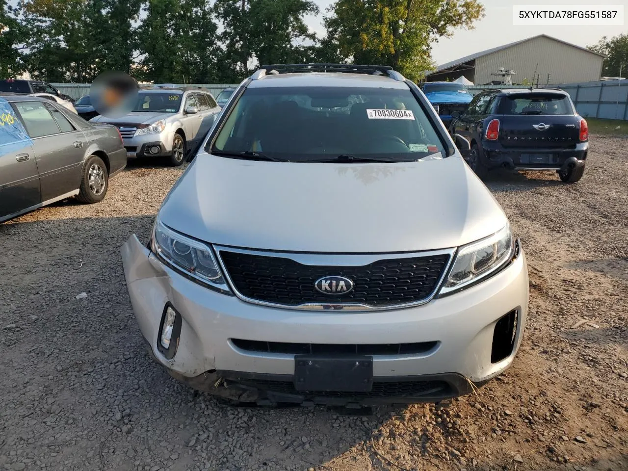 5XYKTDA78FG551587 2015 Kia Sorento Lx