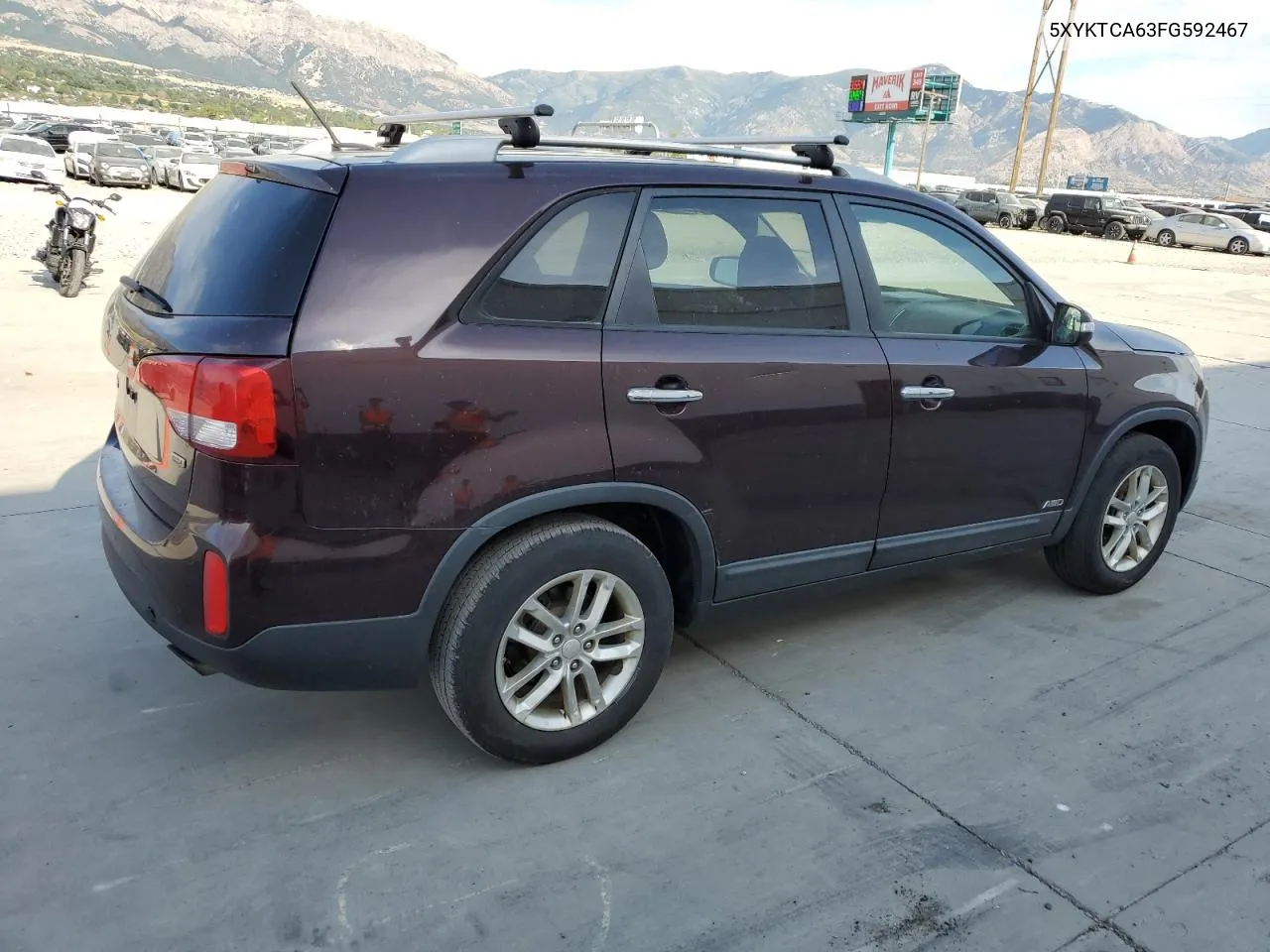 5XYKTCA63FG592467 2015 Kia Sorento Lx