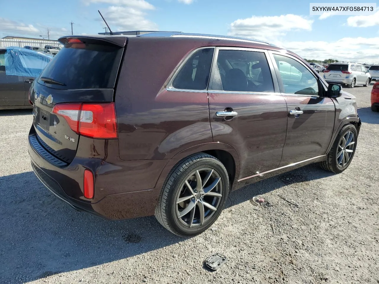 5XYKW4A7XFG584713 2015 Kia Sorento Sx