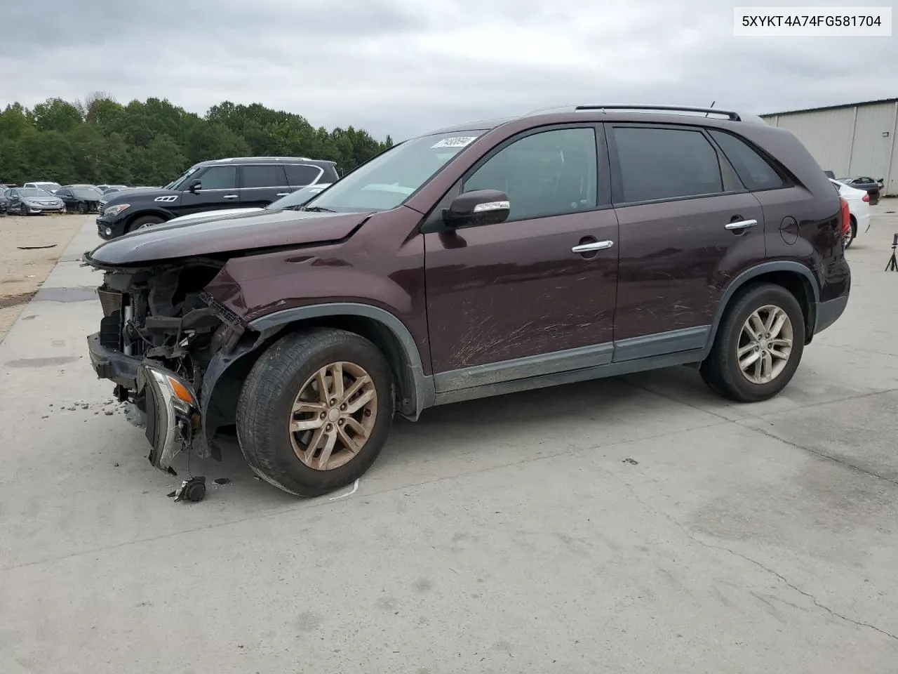 5XYKT4A74FG581704 2015 Kia Sorento Lx