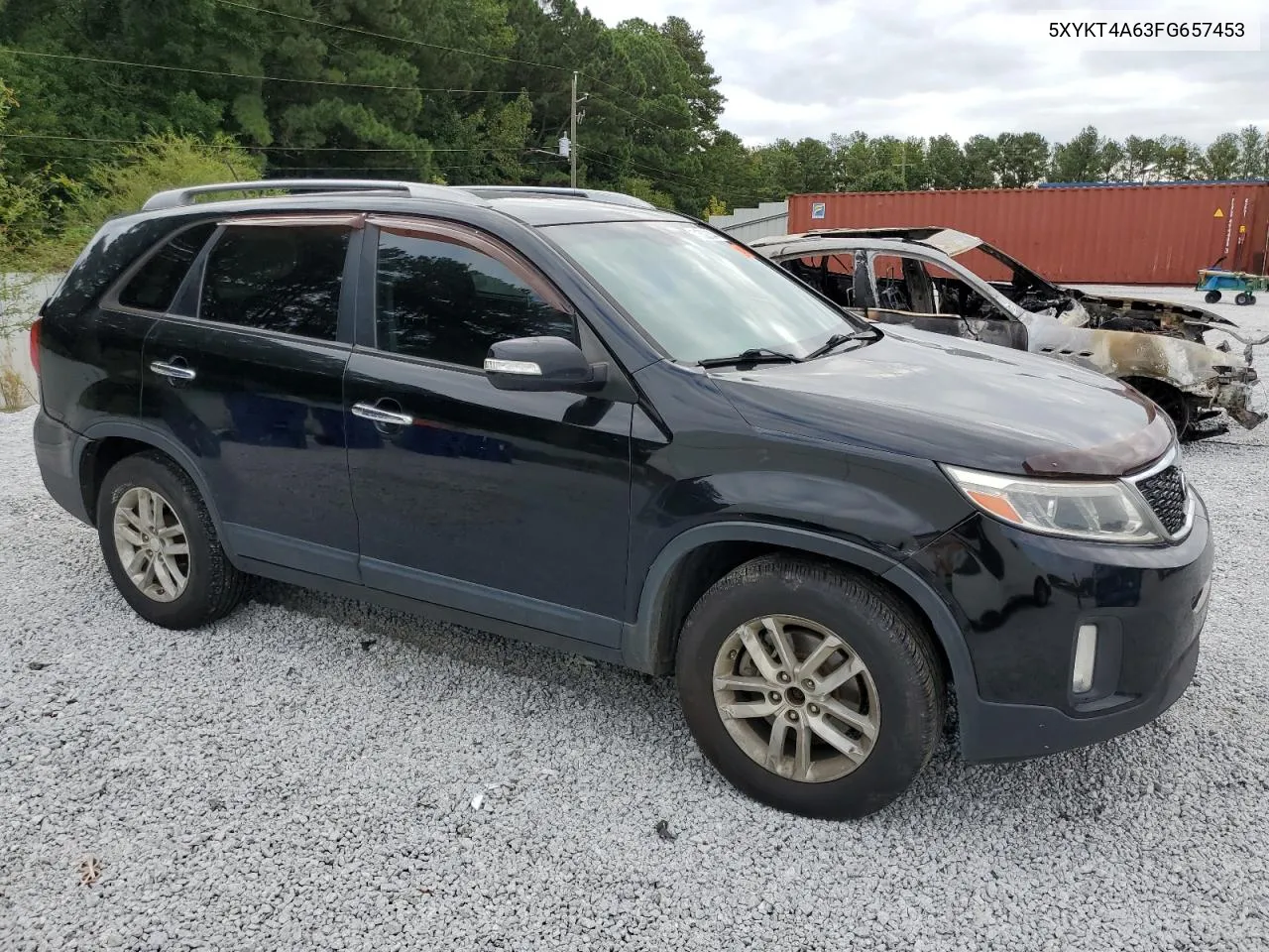 2015 Kia Sorento Lx VIN: 5XYKT4A63FG657453 Lot: 71602304