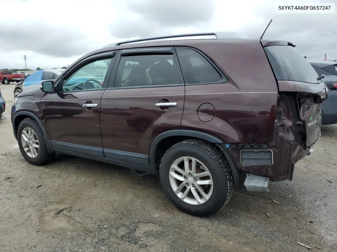 5XYKT4A60FG657247 2015 Kia Sorento Lx