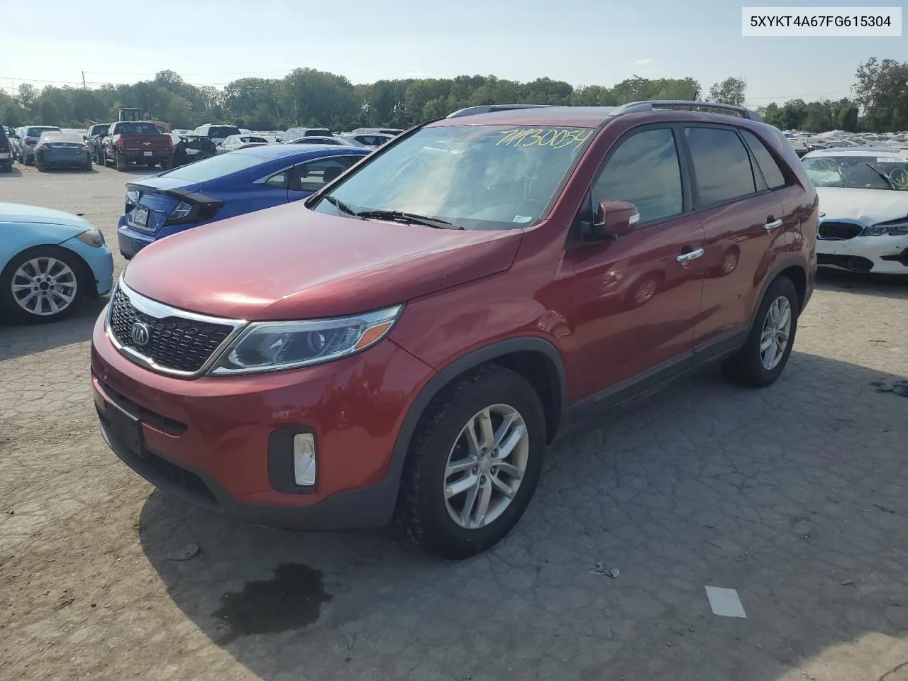 5XYKT4A67FG615304 2015 Kia Sorento Lx