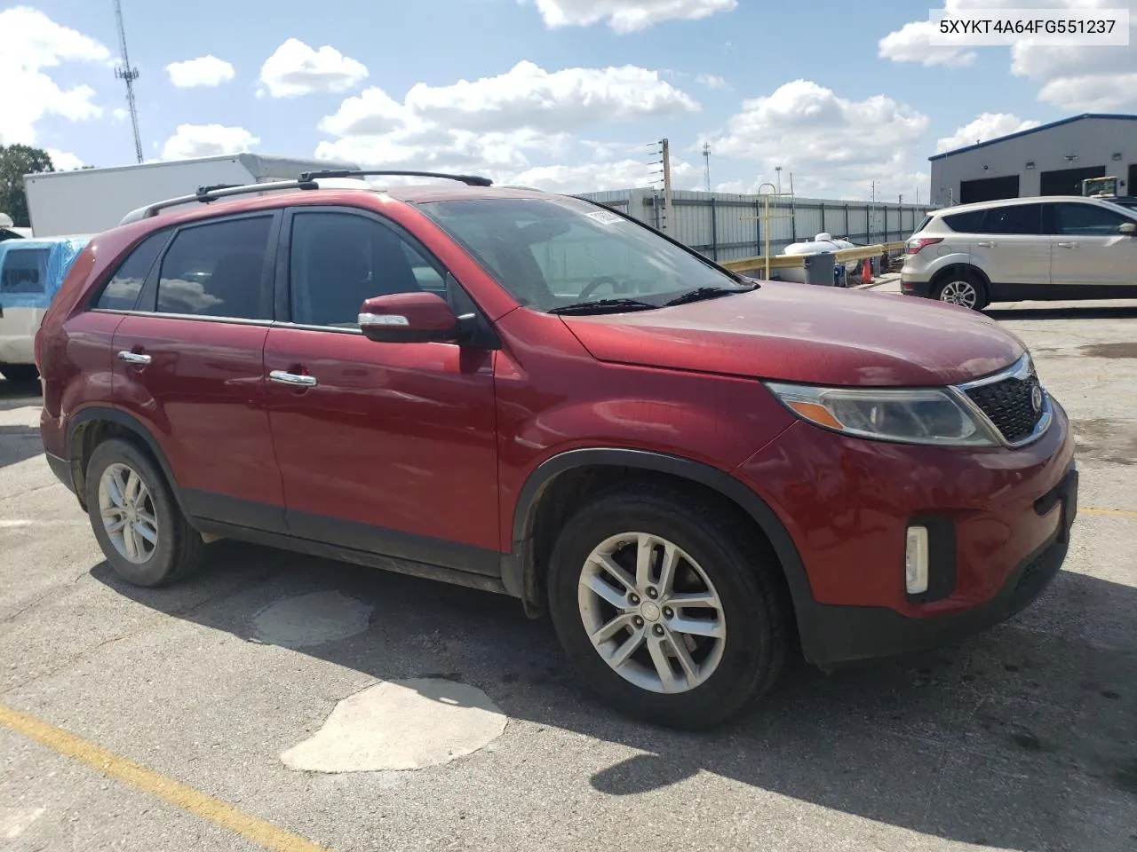 2015 Kia Sorento Lx VIN: 5XYKT4A64FG551237 Lot: 71962064