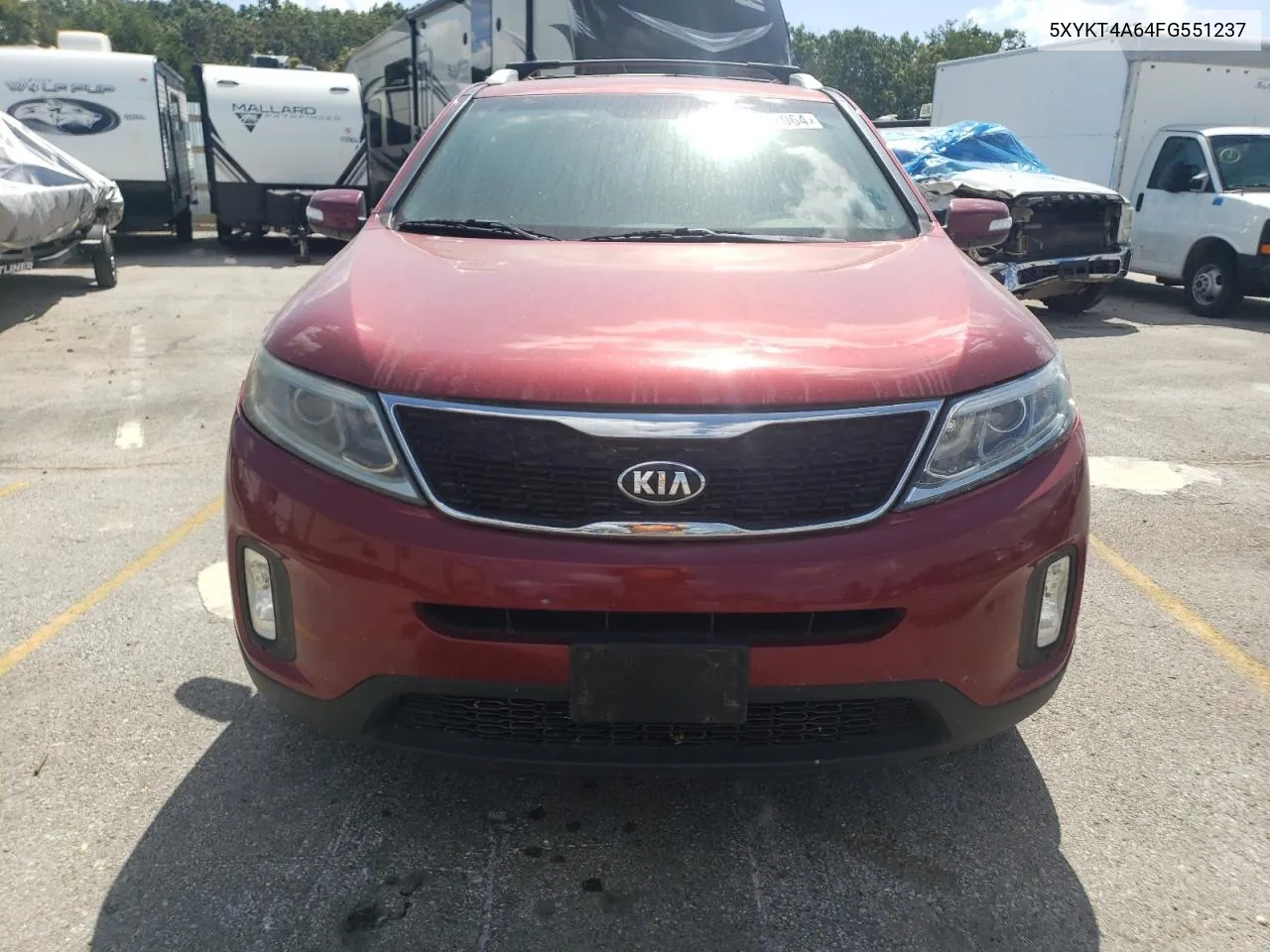 5XYKT4A64FG551237 2015 Kia Sorento Lx