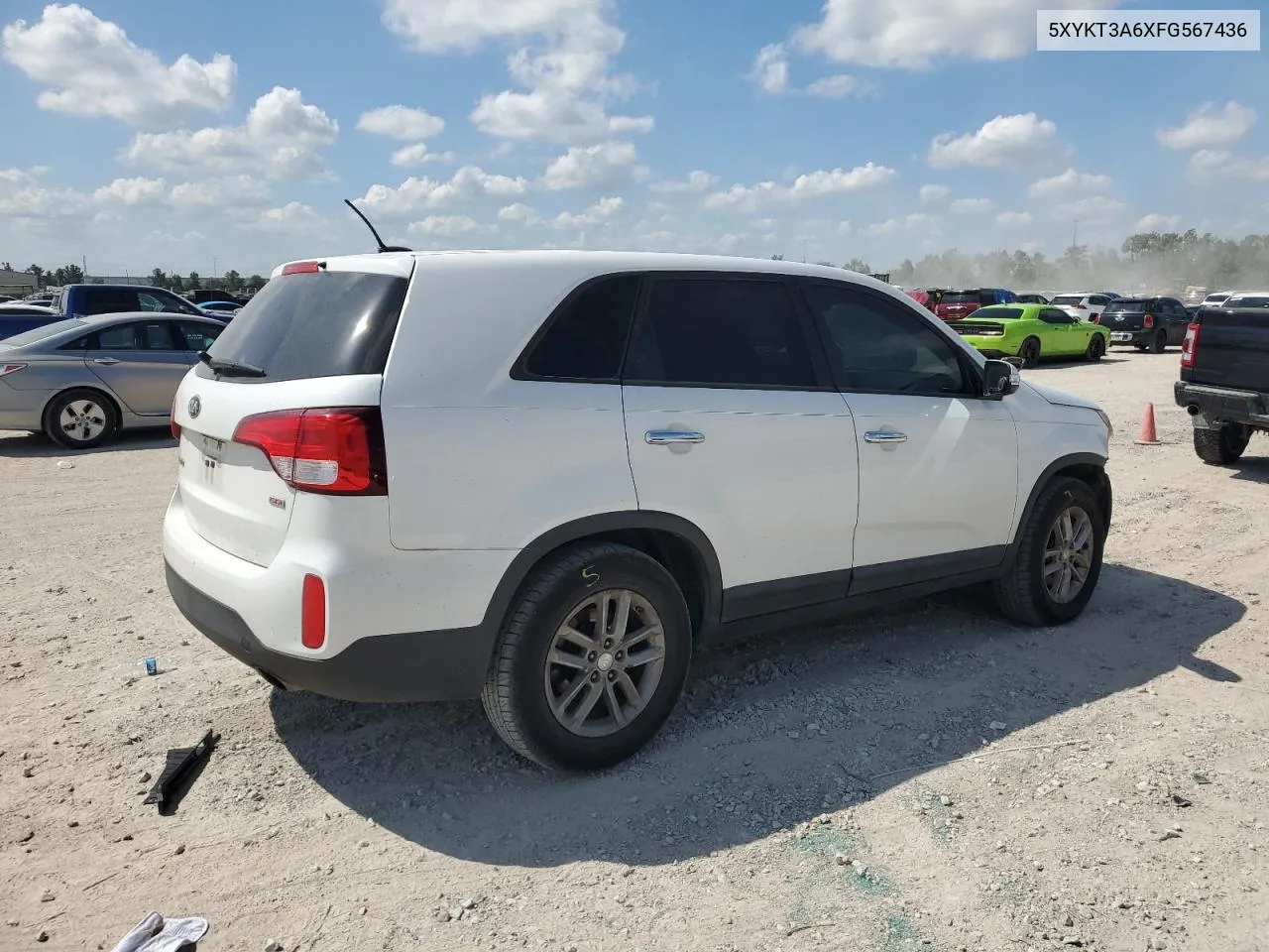 5XYKT3A6XFG567436 2015 Kia Sorento Lx