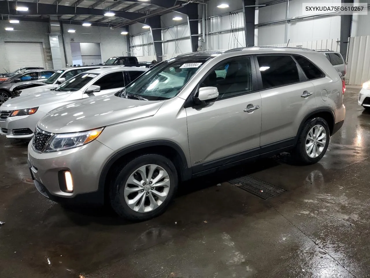 2015 Kia Sorento Ex VIN: 5XYKUDA75FG610267 Lot: 72088884